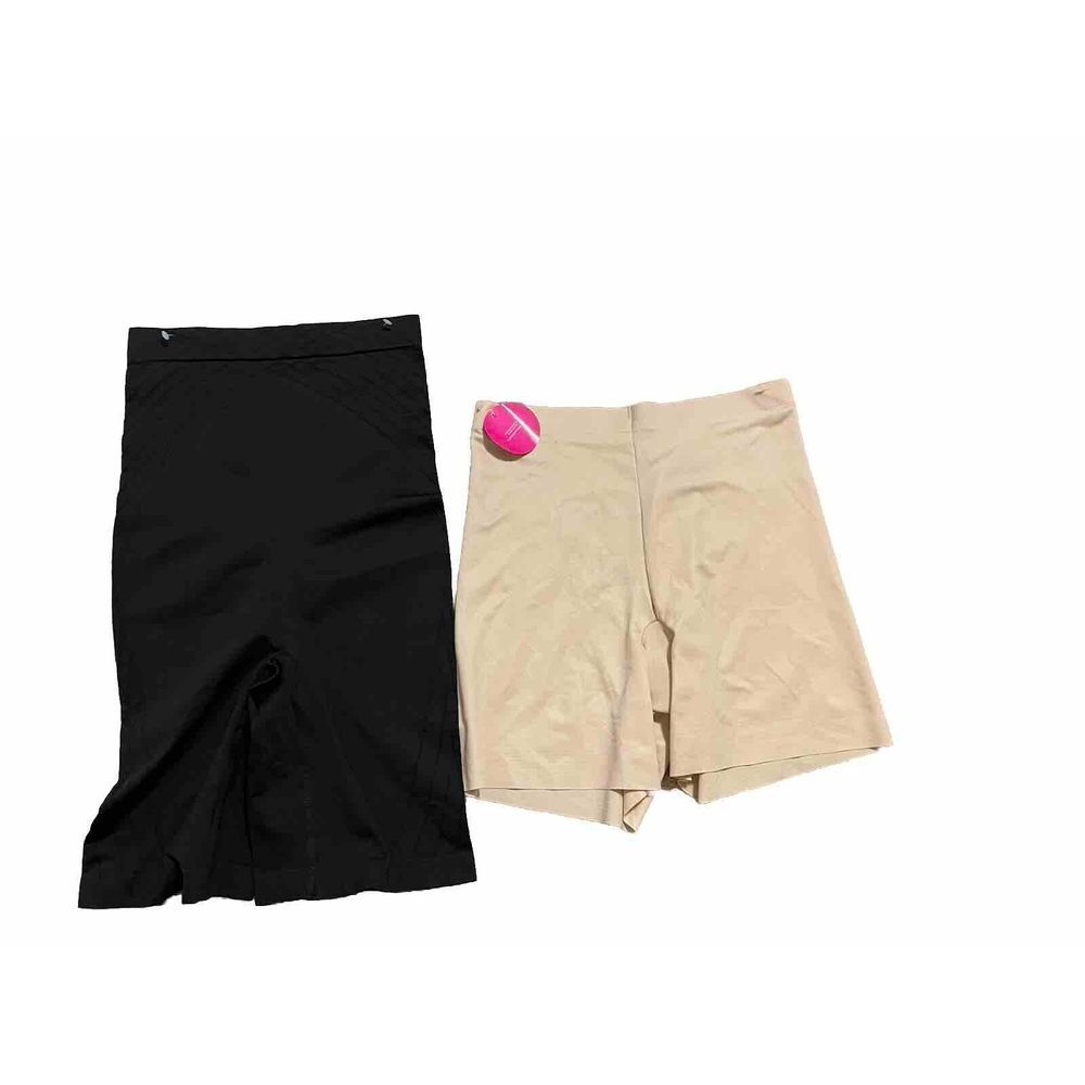 Maidenform Womens High Waist Thigh Slimmer Cool Comfort  Size S  NWT Set Of 2‎